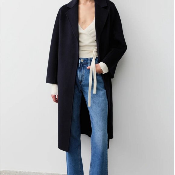 The Curated Coat Navy - Picture 1 of 8